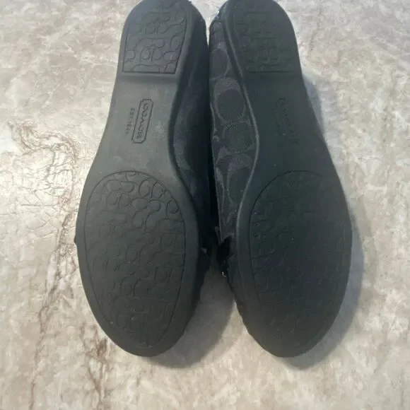 COACH Berdina Black Loafers 7.5 - Picture 5 of 6